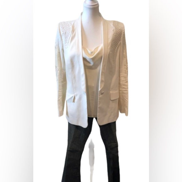 J Brand Finley Spaghetti Strap Cream color Silk Cami Size M - Picture 13 of 14